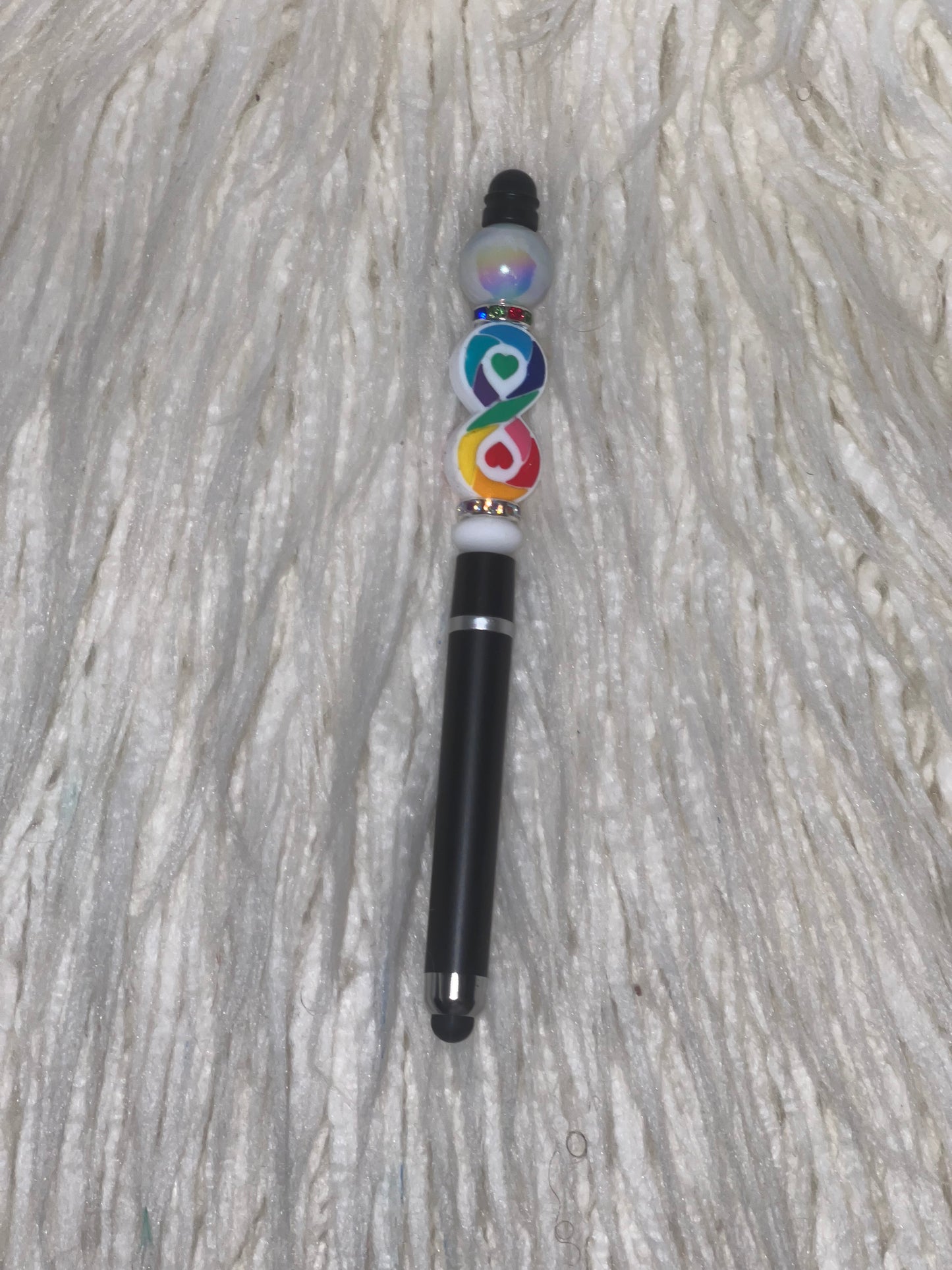 Silicone Focal Beaded Pens, Stylus Pen Combo